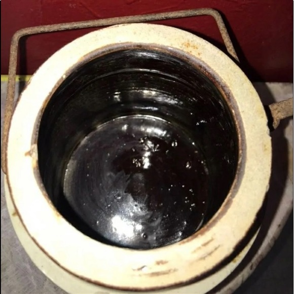 Vtg Western Earthenware Stoneware Crock Handle - Picture 4 of 11